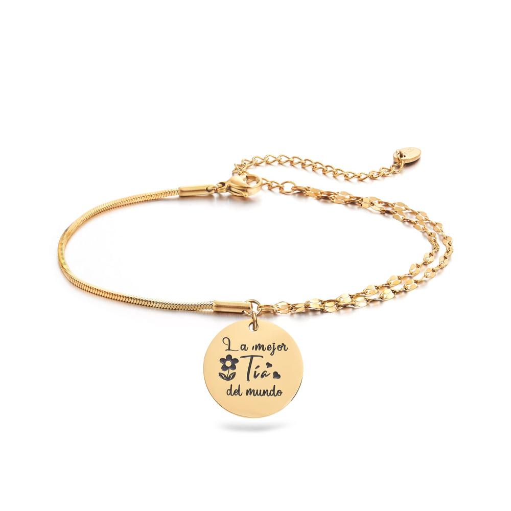 Aunt World Armband Gold