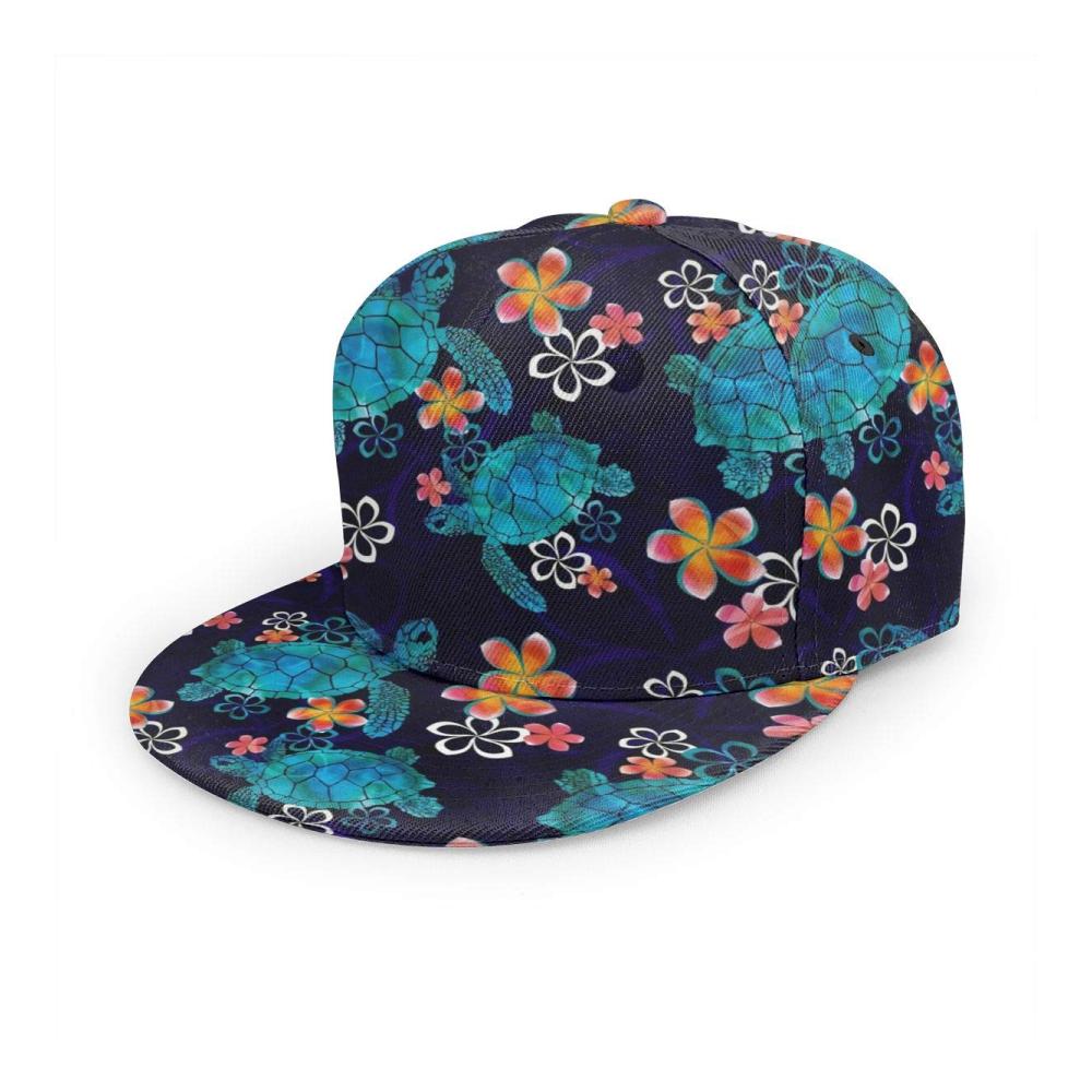 Meeresschildkröte mit Blumen