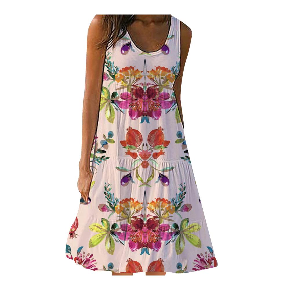 Hellrosa Floral