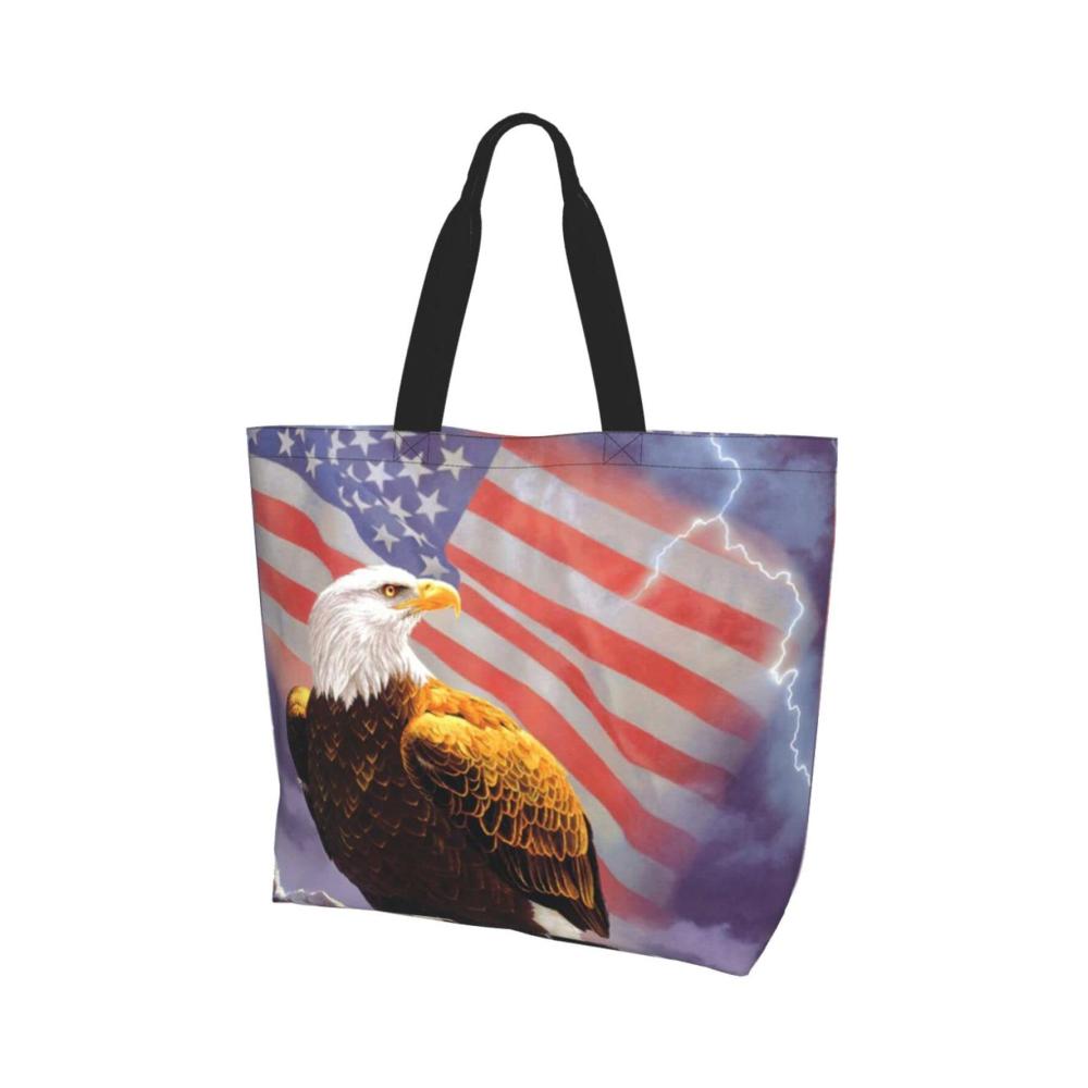 Adler mit Usa-flagge