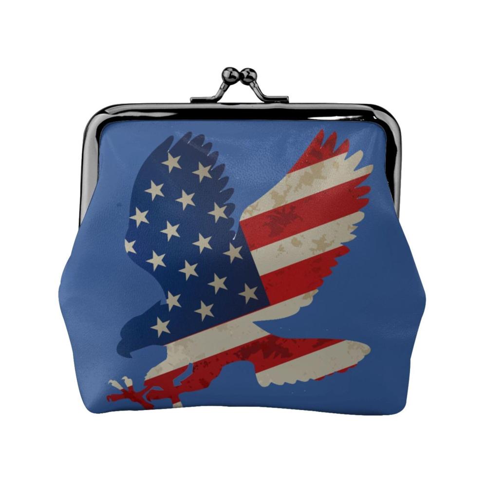 Amerikanischer Adler und Flagge