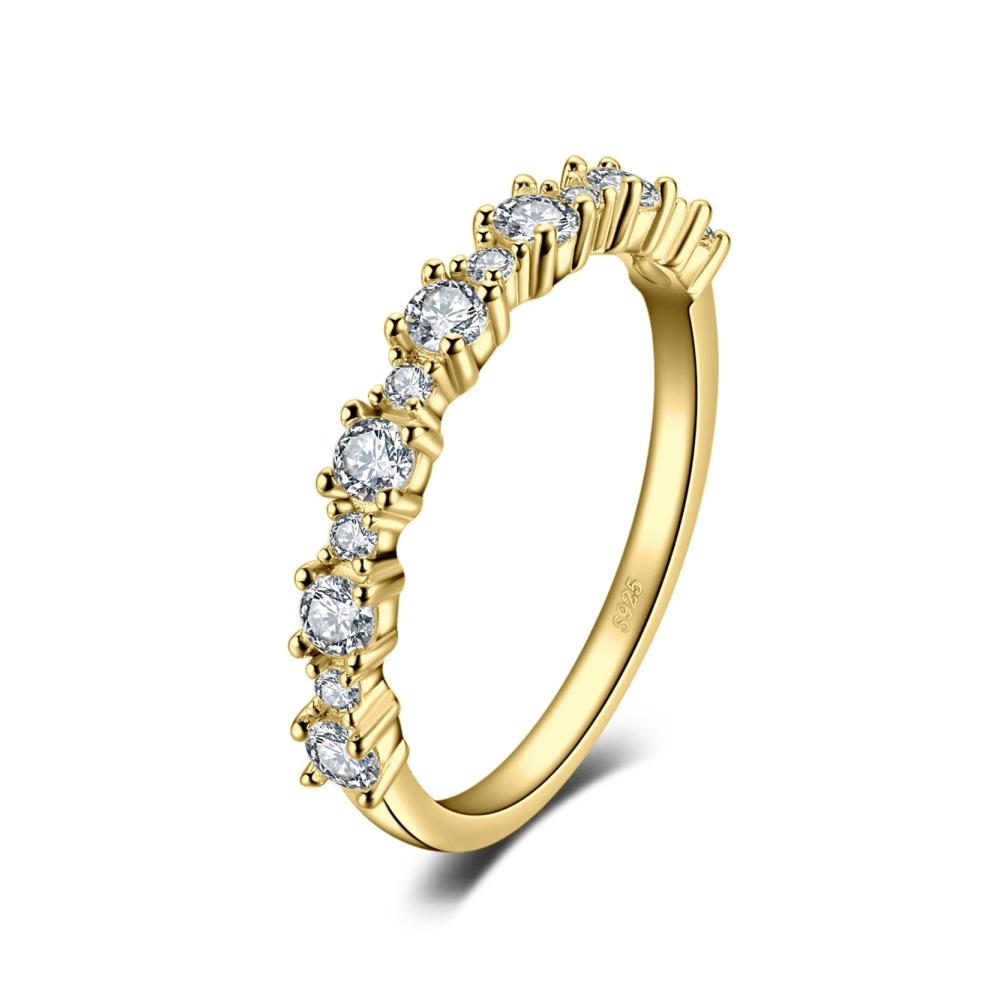 2-hochzeitsringe Band Ringe Gelb Vergoldet
