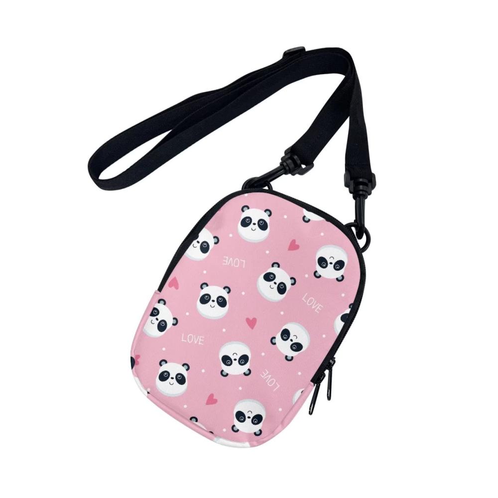 Niedlicher Panda, Rosa Liebe