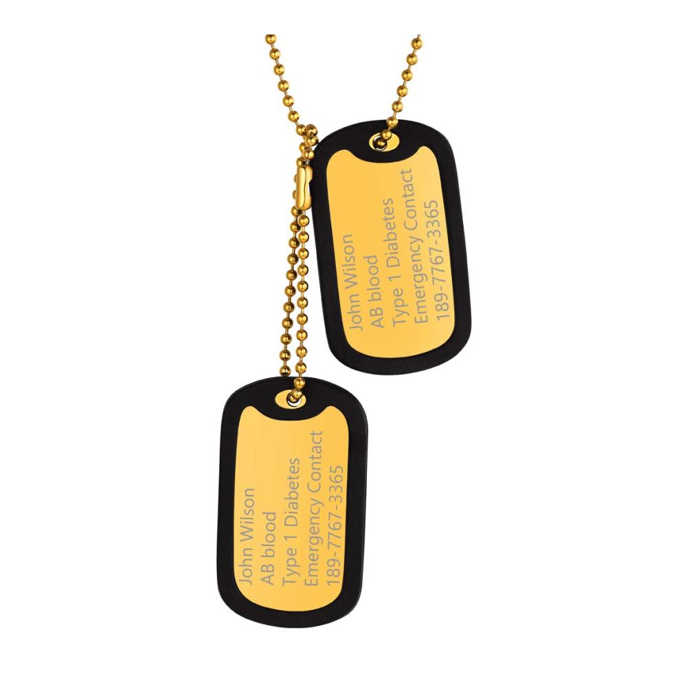 22 Gold Dog Tag （Zwei）