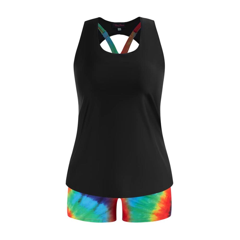 Schwarz und Bunt Short
