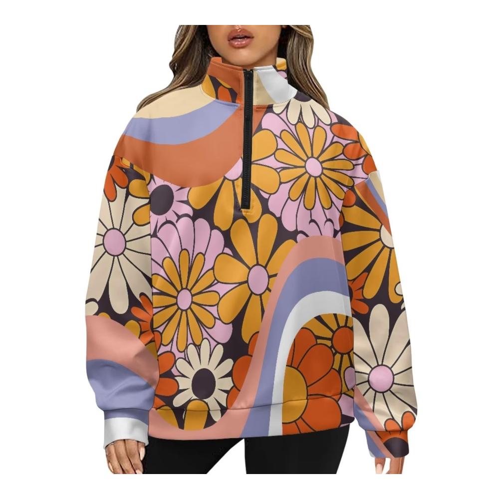 Hippie Blumen Swirl Wave