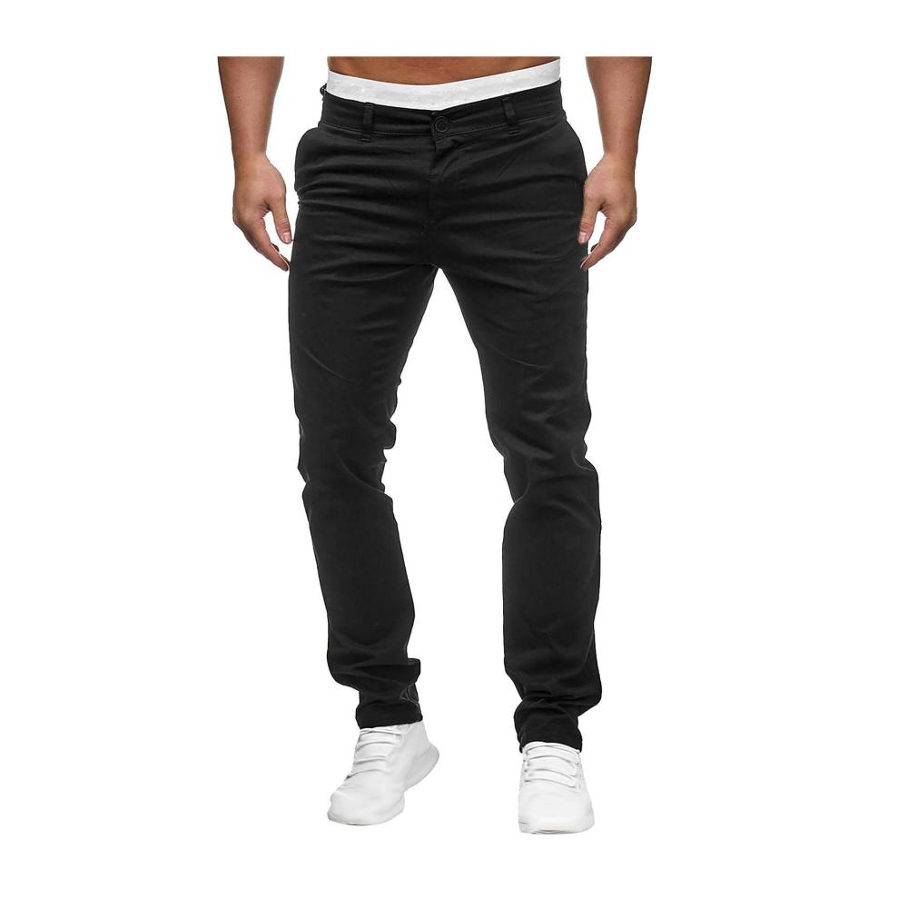 02-schwarz Hosen Herren