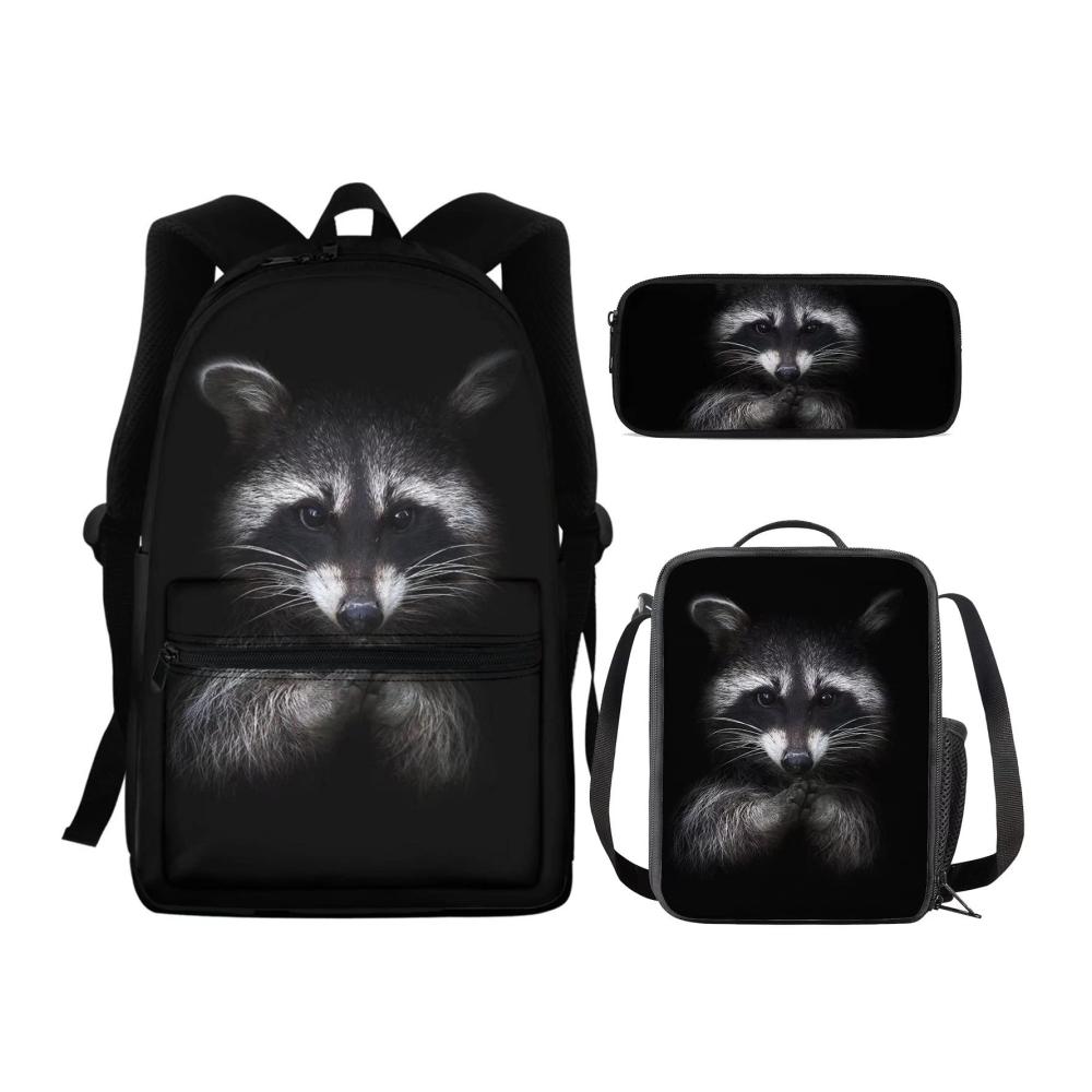 Waschbär Schwarz