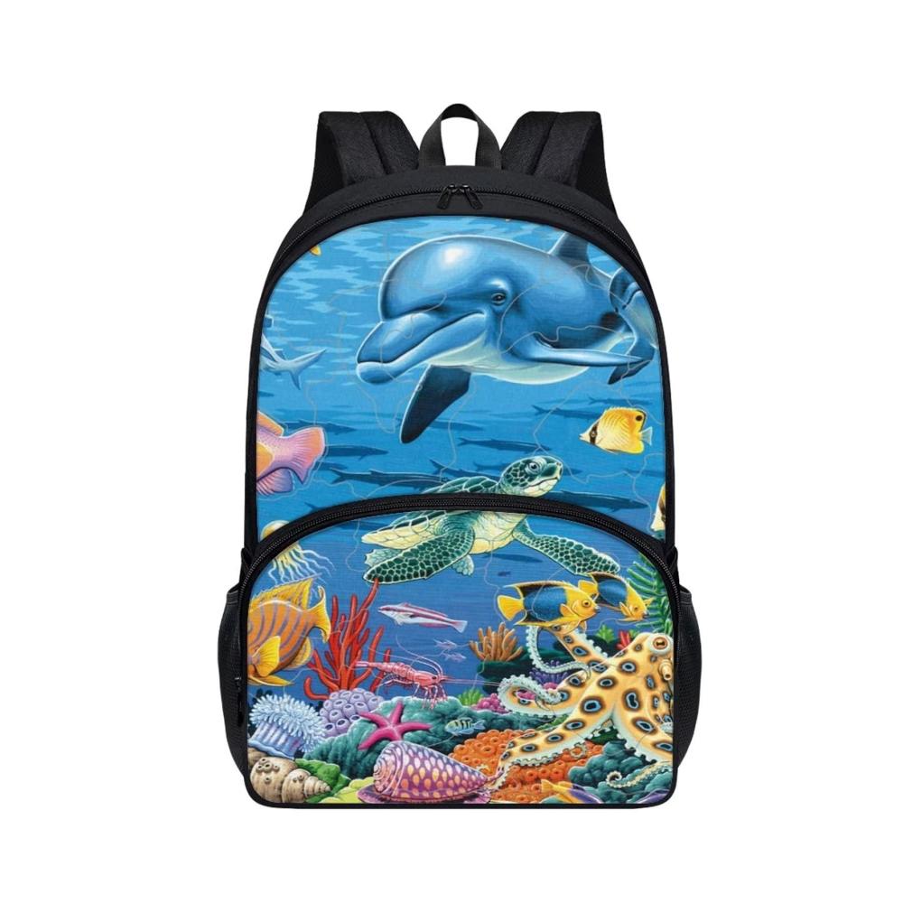 Delfin Meeresschildkröte