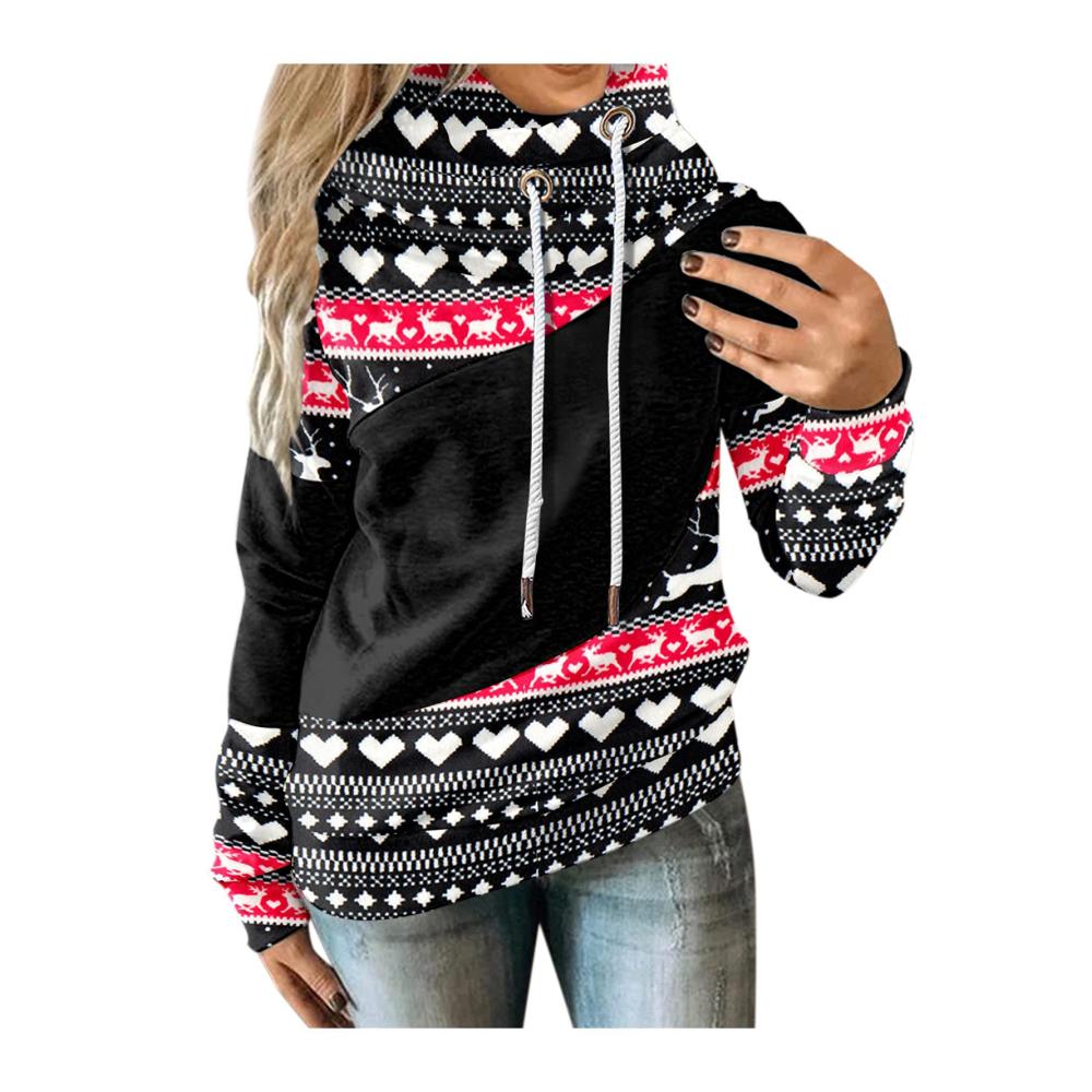 Weihnachtspullover Damen Grinch Schwarz