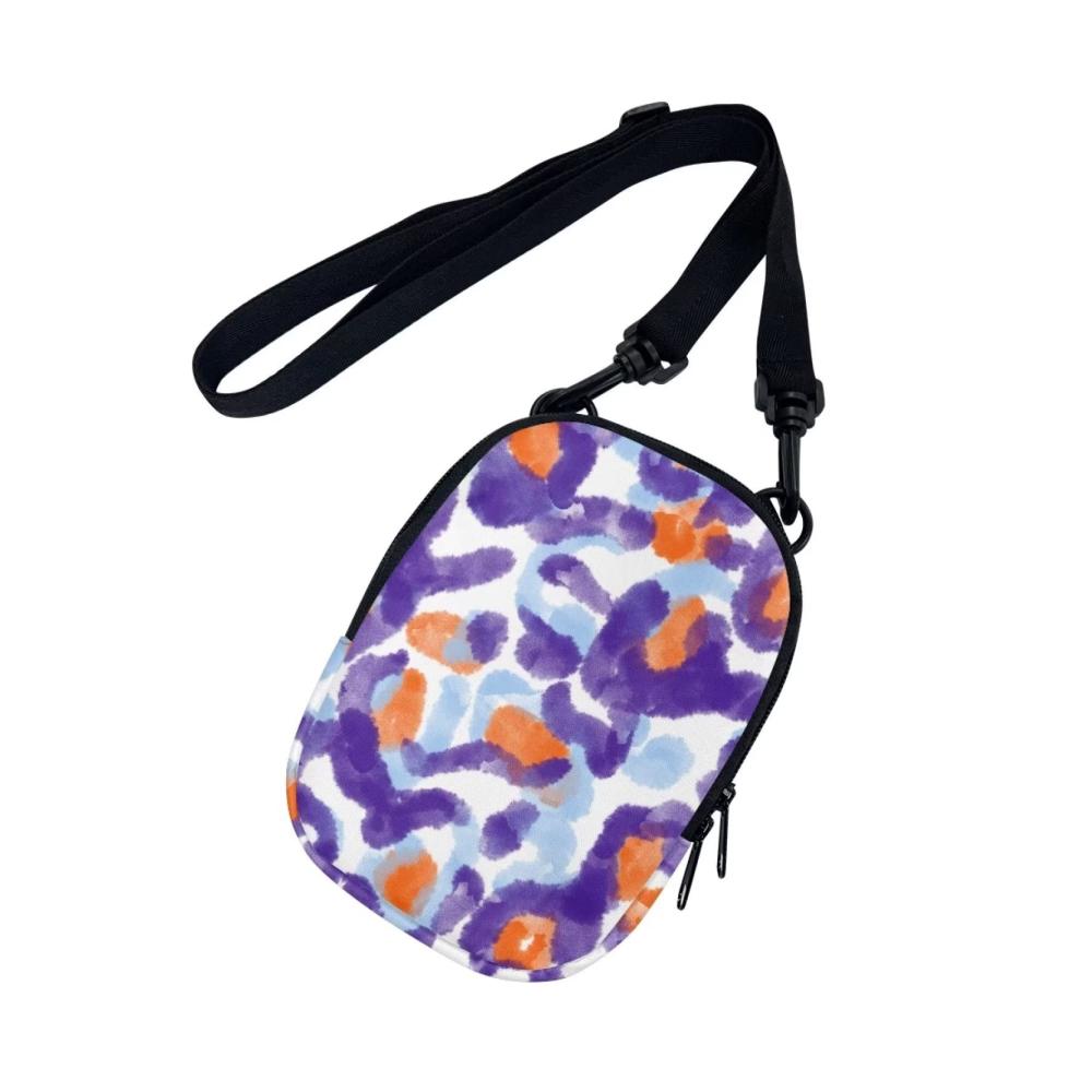 Lila Leopardenmuster