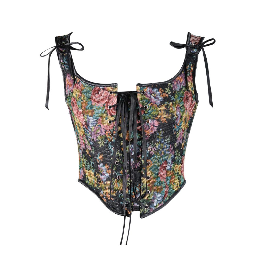 black floral