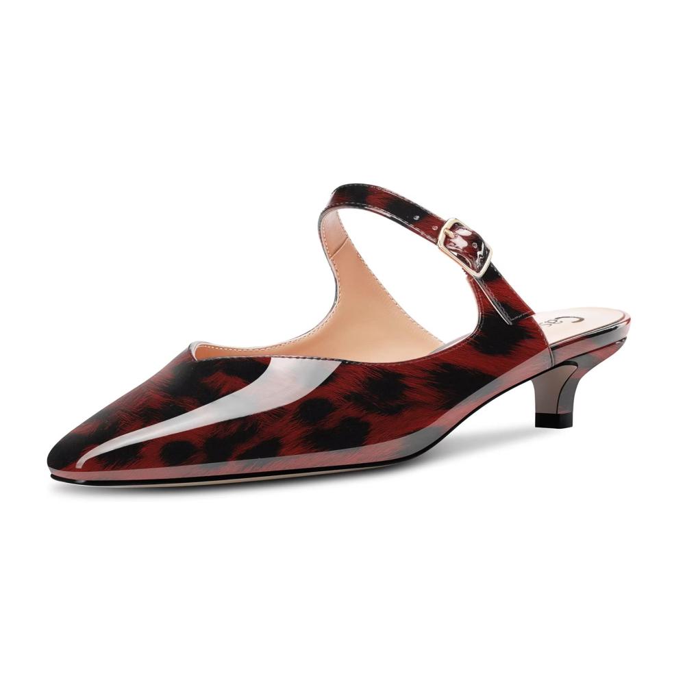 Burgund Rot Leopard