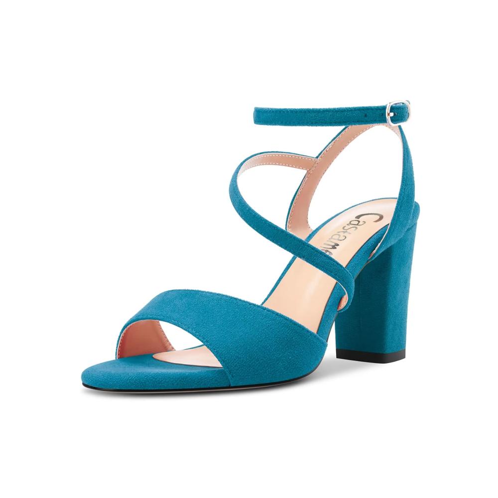 Blau Wildleder A