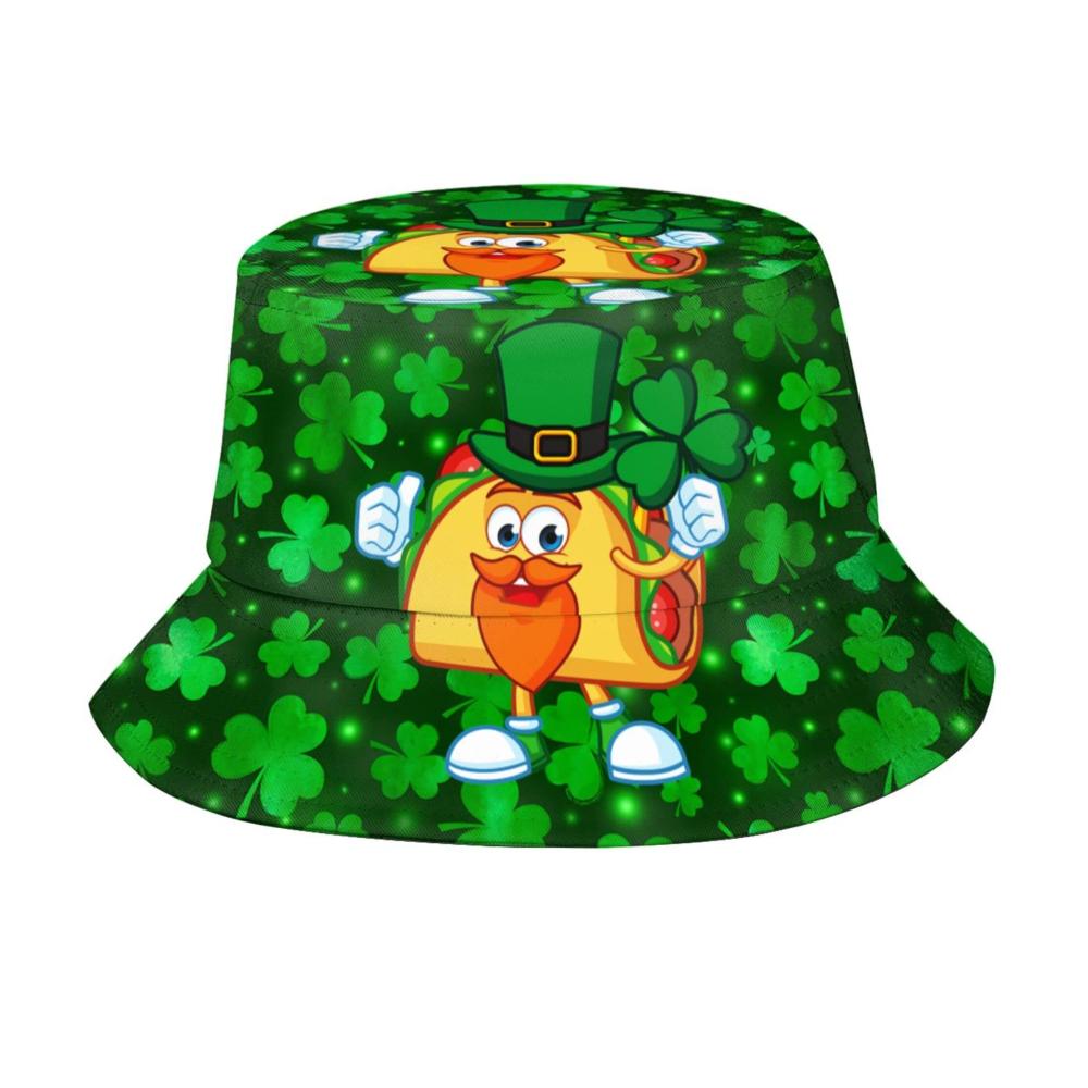 St. Patrick's Day Taco Mexikaner mit grünem Hut 3
