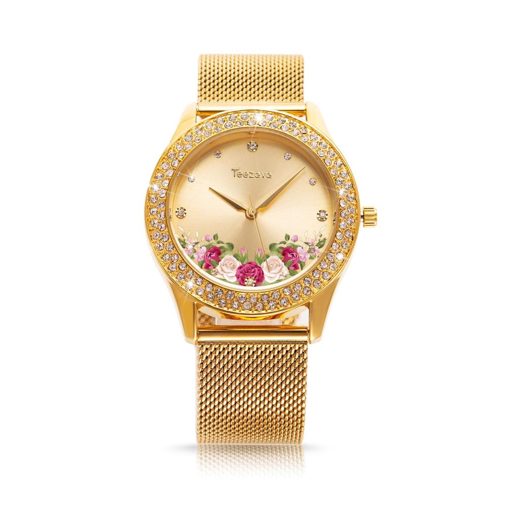 01a-c. 3d Blume Gold