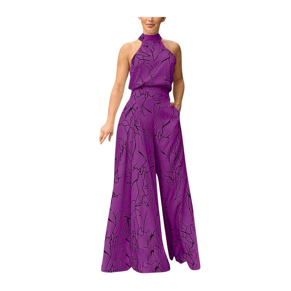 02-lila Overall Damen Elegant