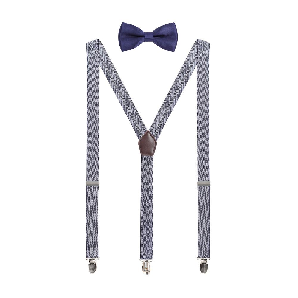 Blau - Gestreift Welle Navy Blau