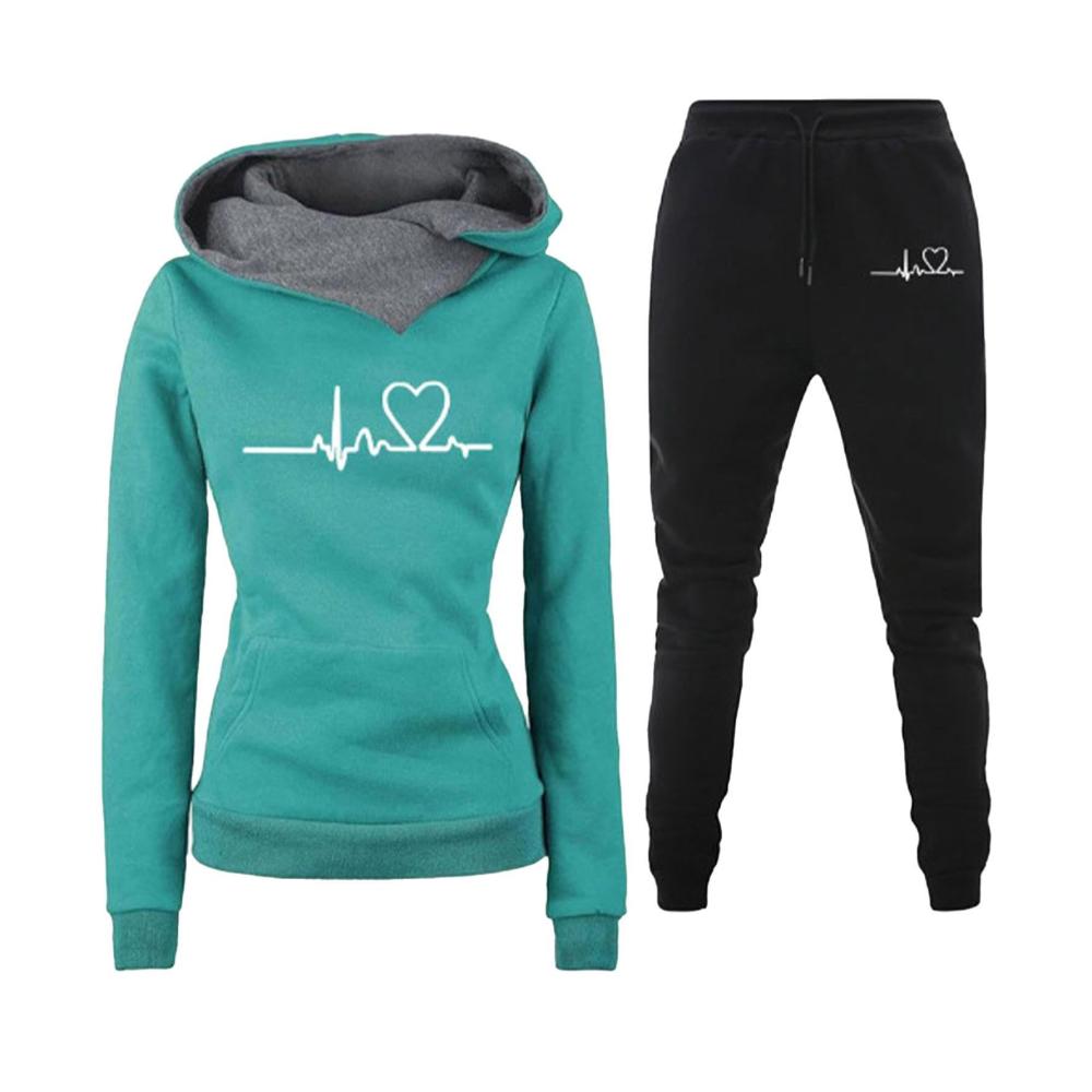 Green black pants white label