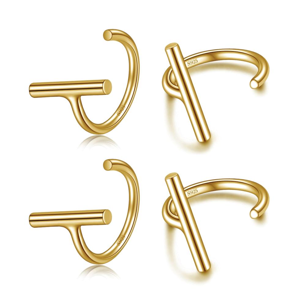 2 Pairs Bar/Gold