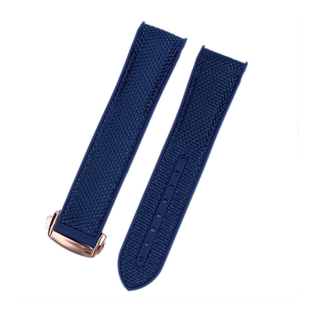 Blau-rotgoldener Verschluss