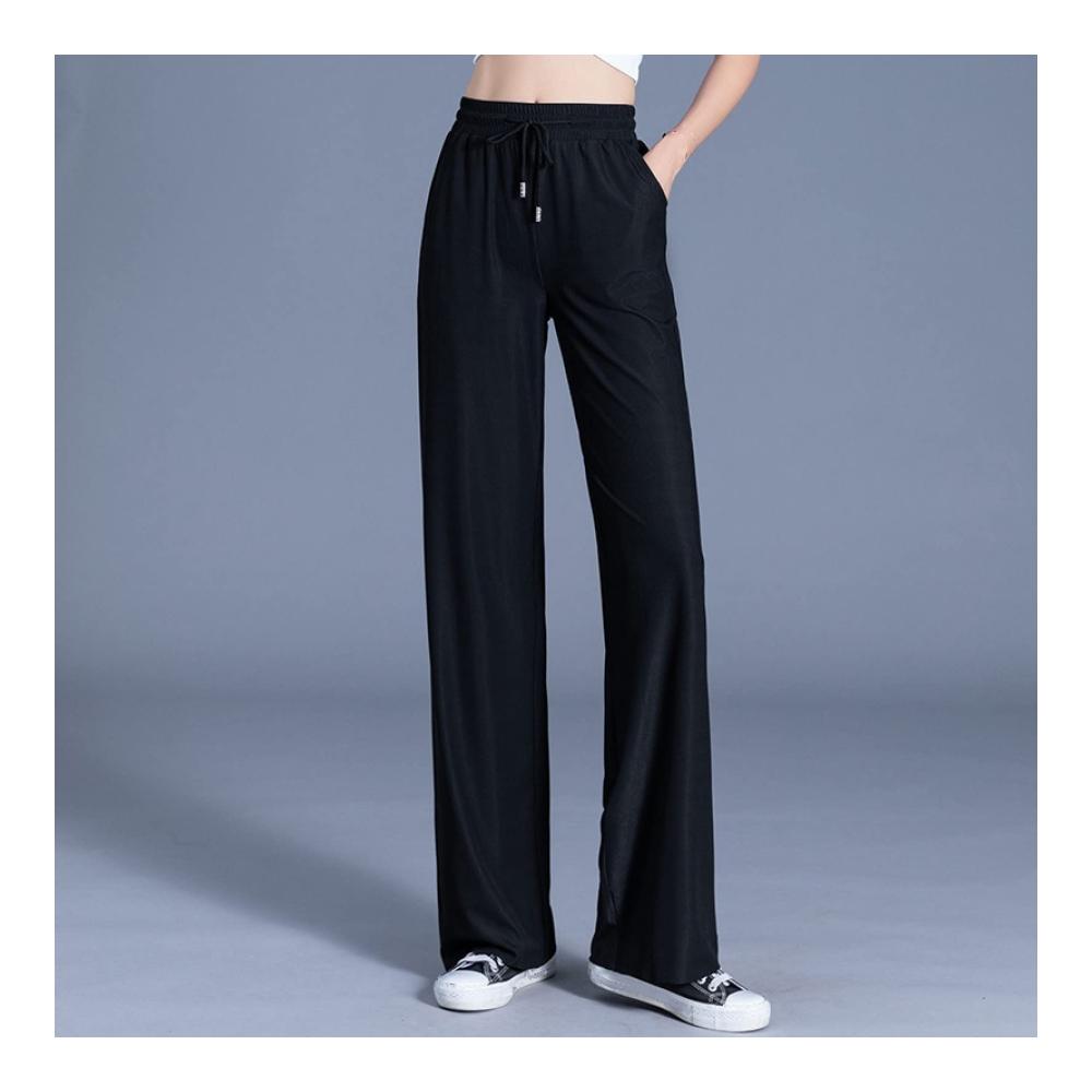 Schwarze Verlängerte Hose