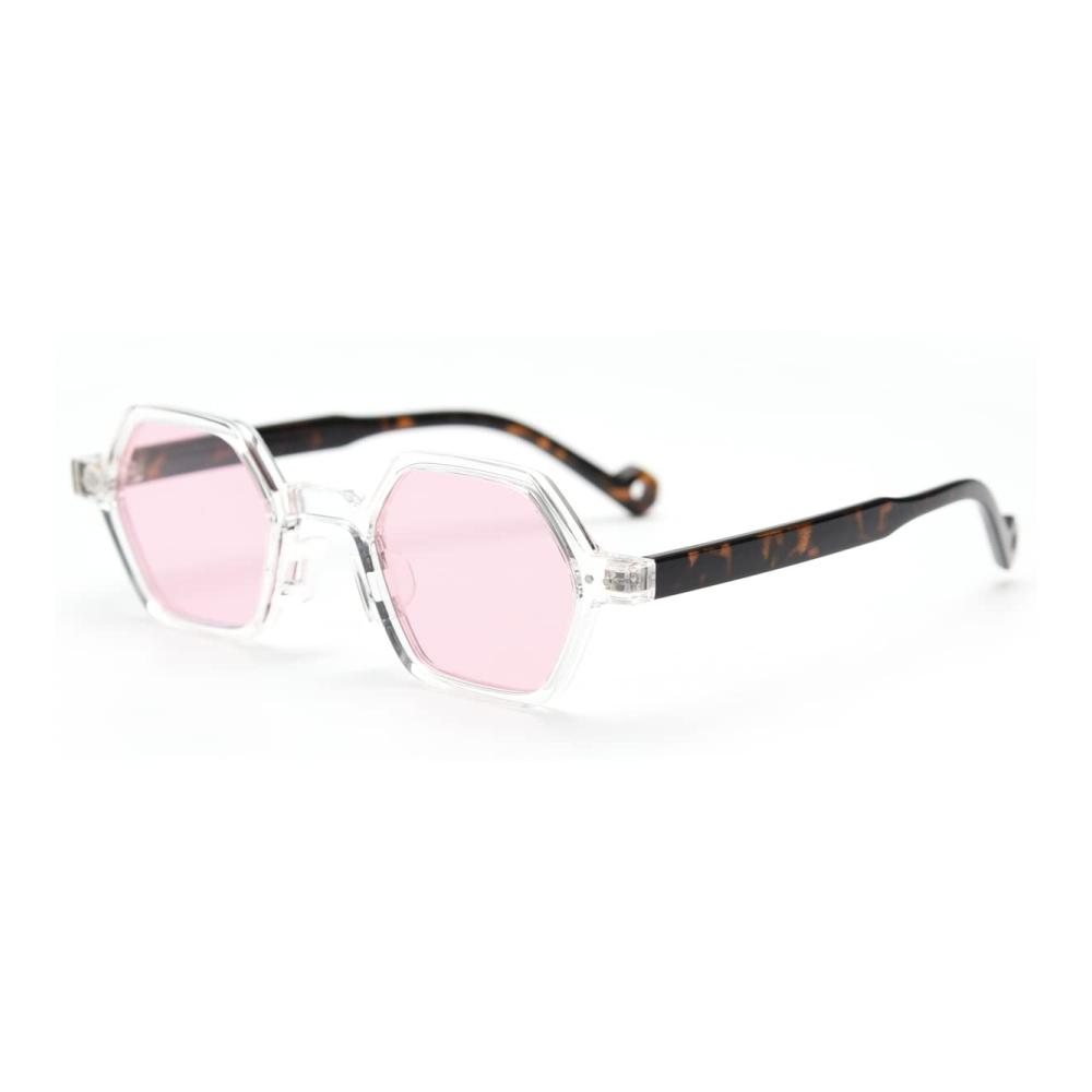 Clear Leopard Pink