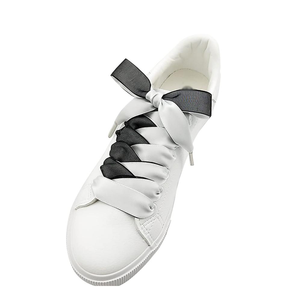 White With Black Gauze