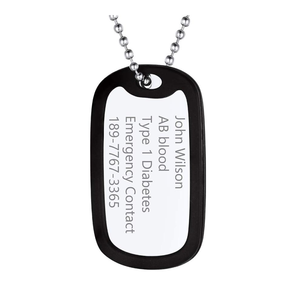 24 Silber Dog Tag