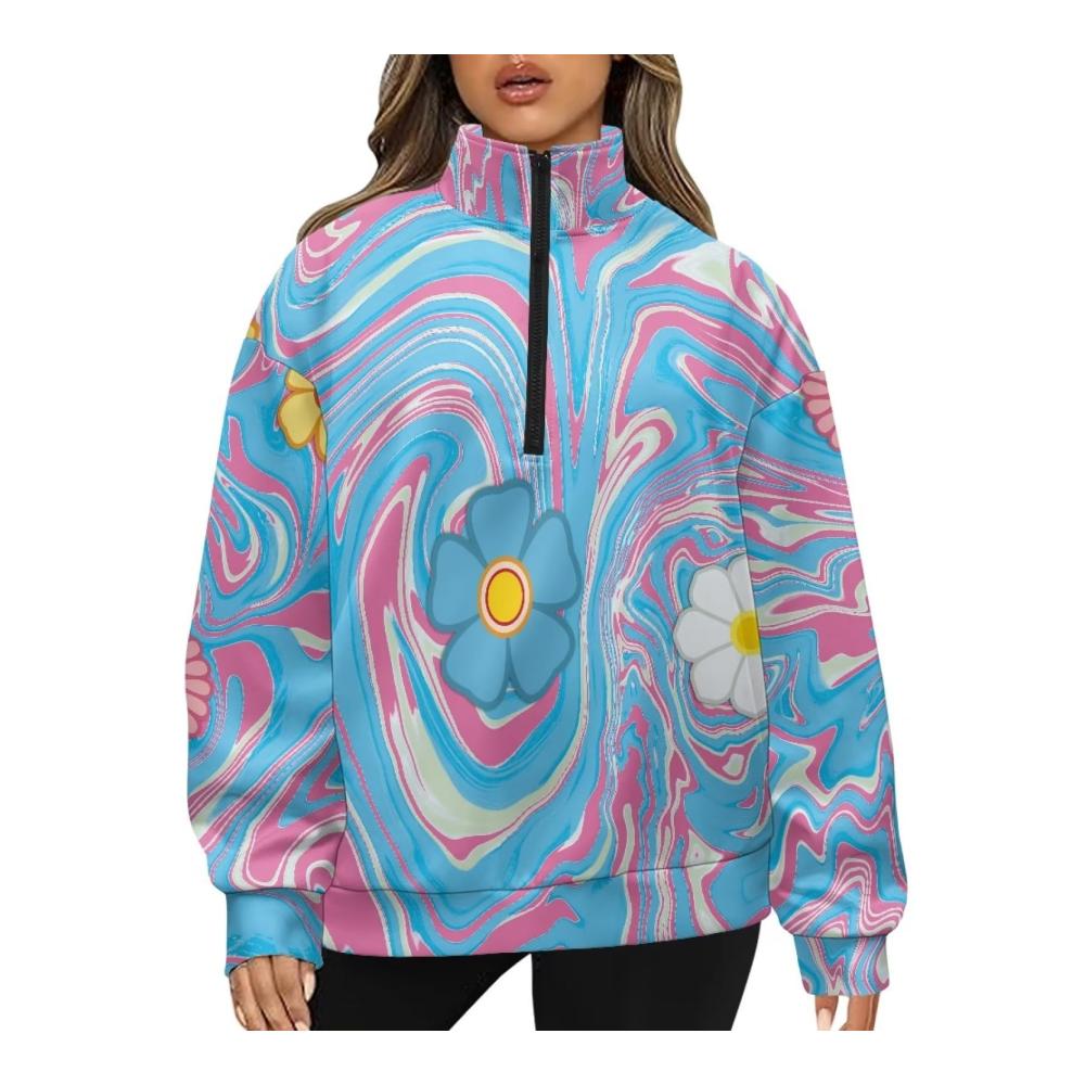 Swirl Gewellte Blume