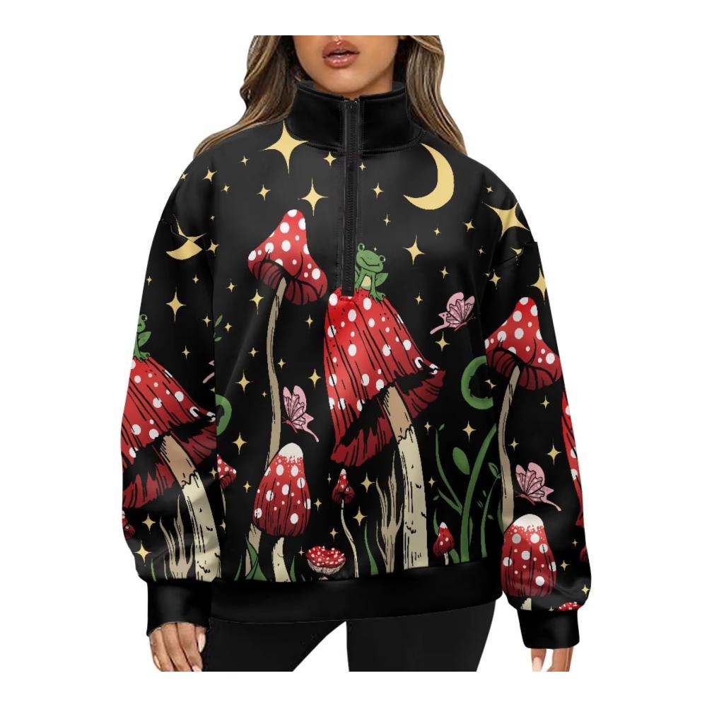 Pilz Frosch Mond Stern