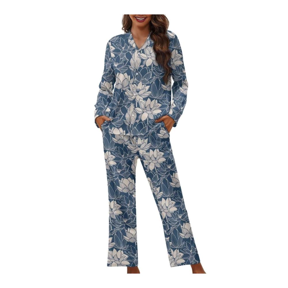 Blaue Boho-blume