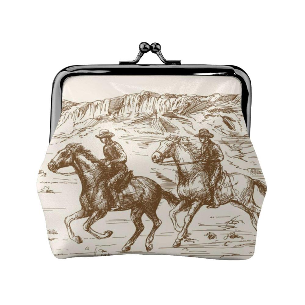 West Desert Kaktus mit Cowboys Reitpferden