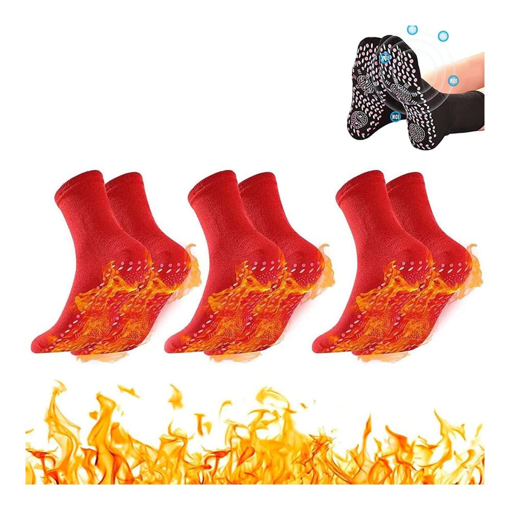 3 Pairs Red