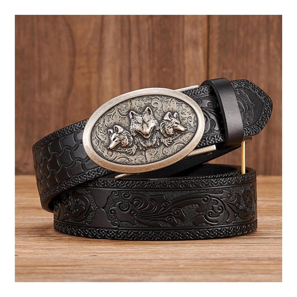 Silver Buckle Black