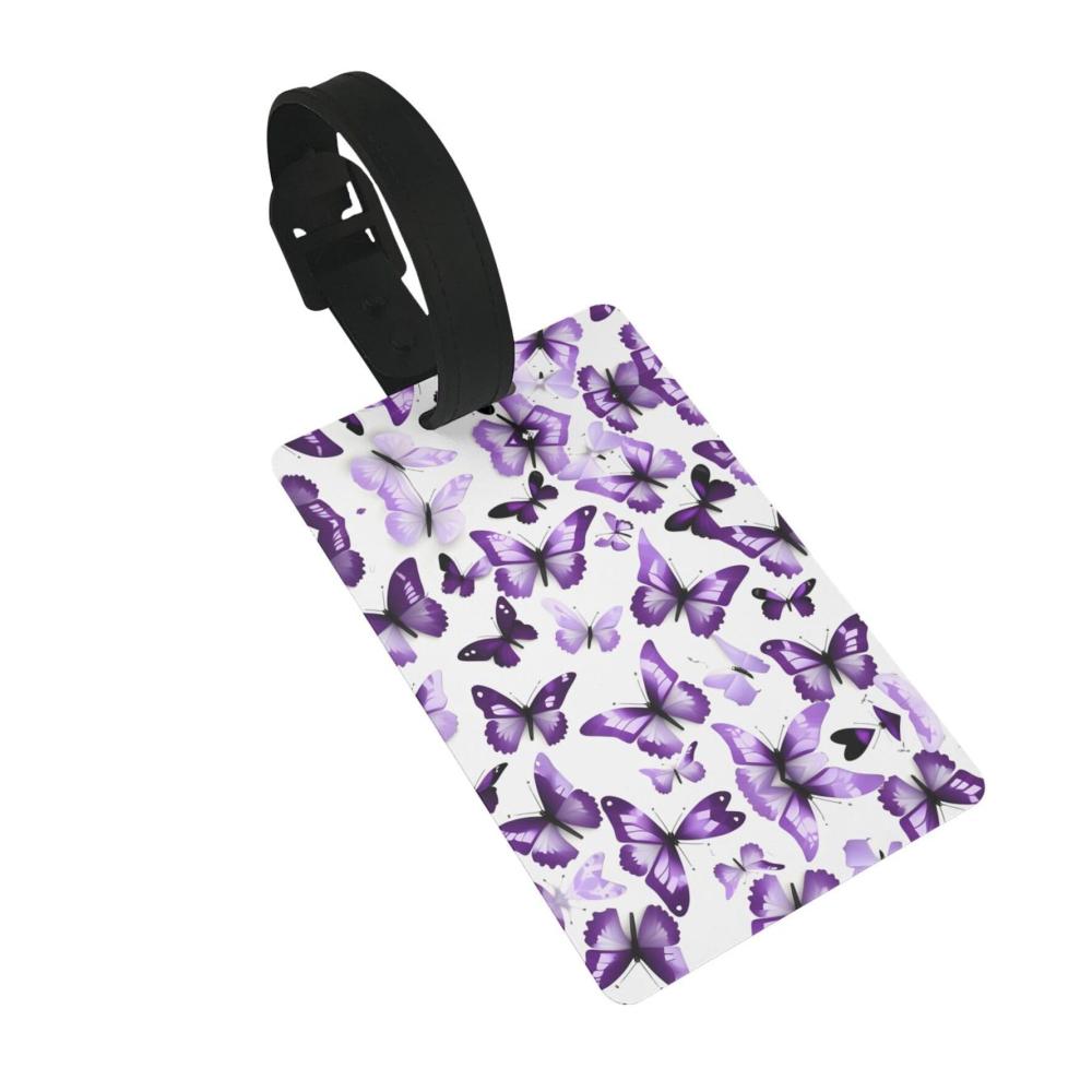 Weiße und violette Schmetterlinge
