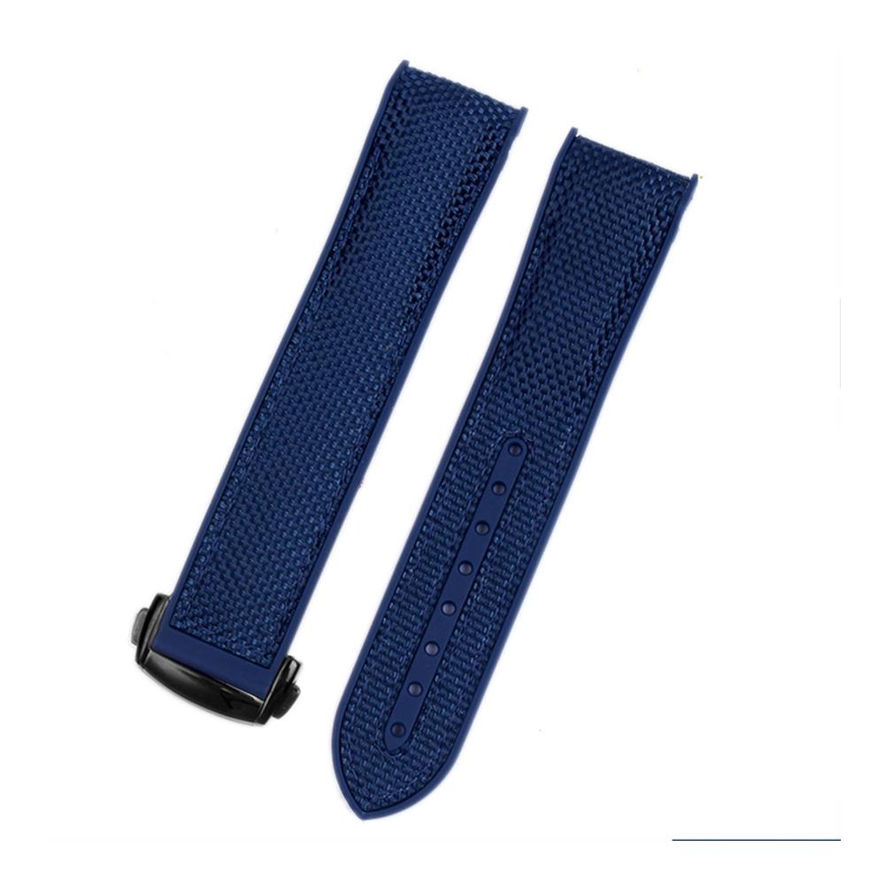 Blau-schwarze Schließe