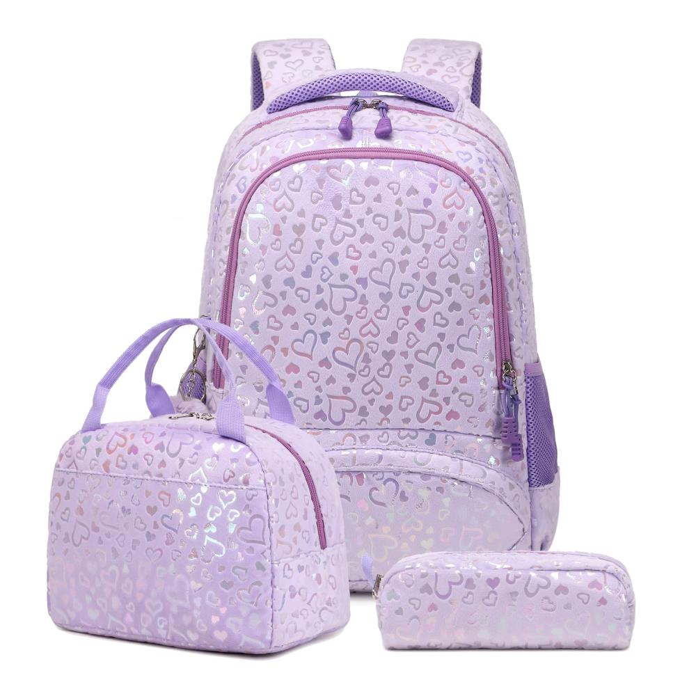 Herz Fleece- Lila
