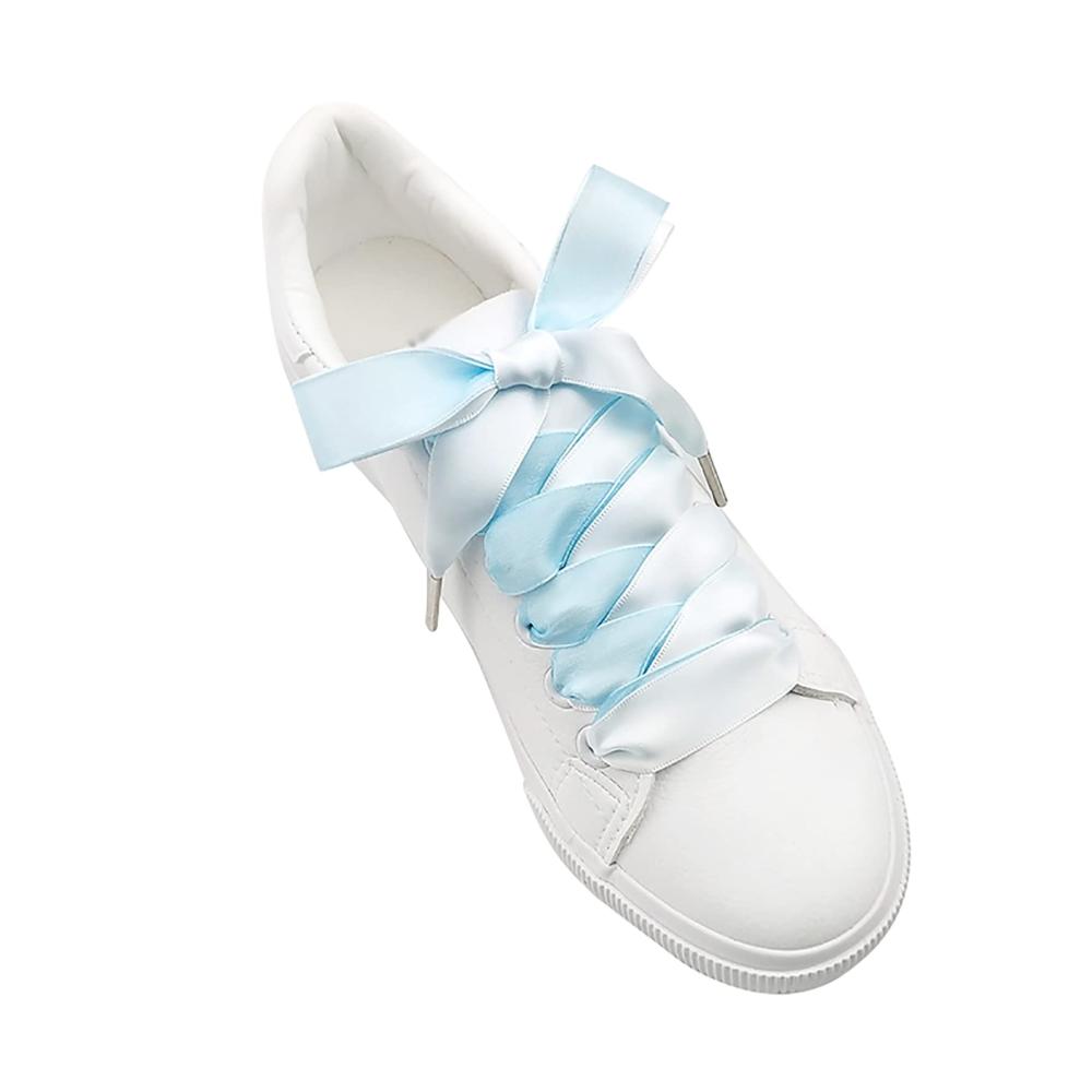 White With Blue Gauze