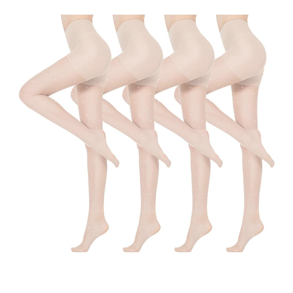 4PCS Weiße Punkten