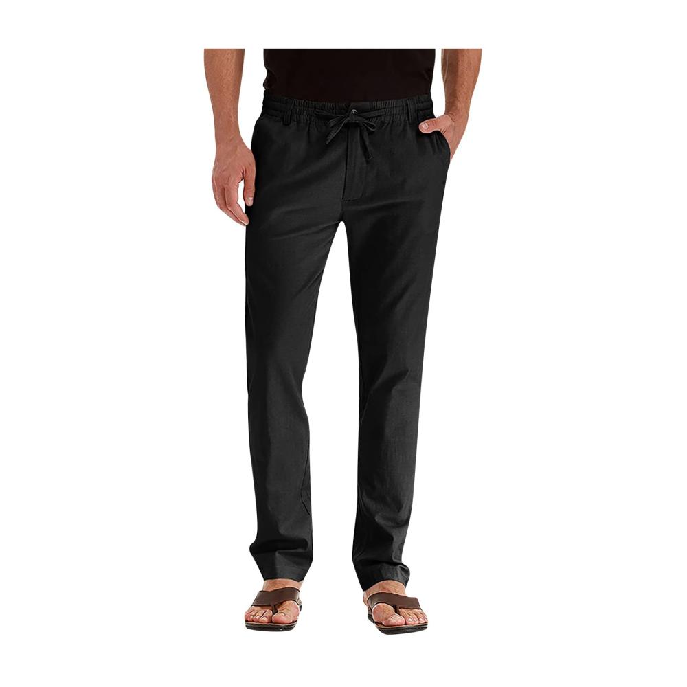 01-schwarz Hosen Herren