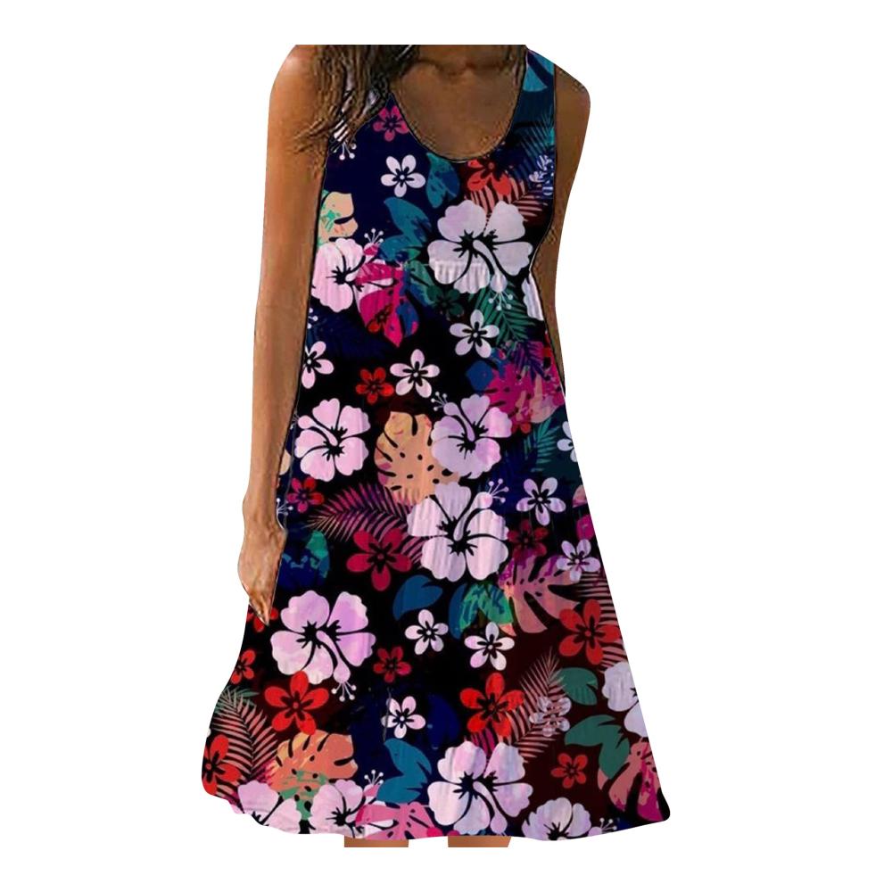 Schwarz Rosa Floral