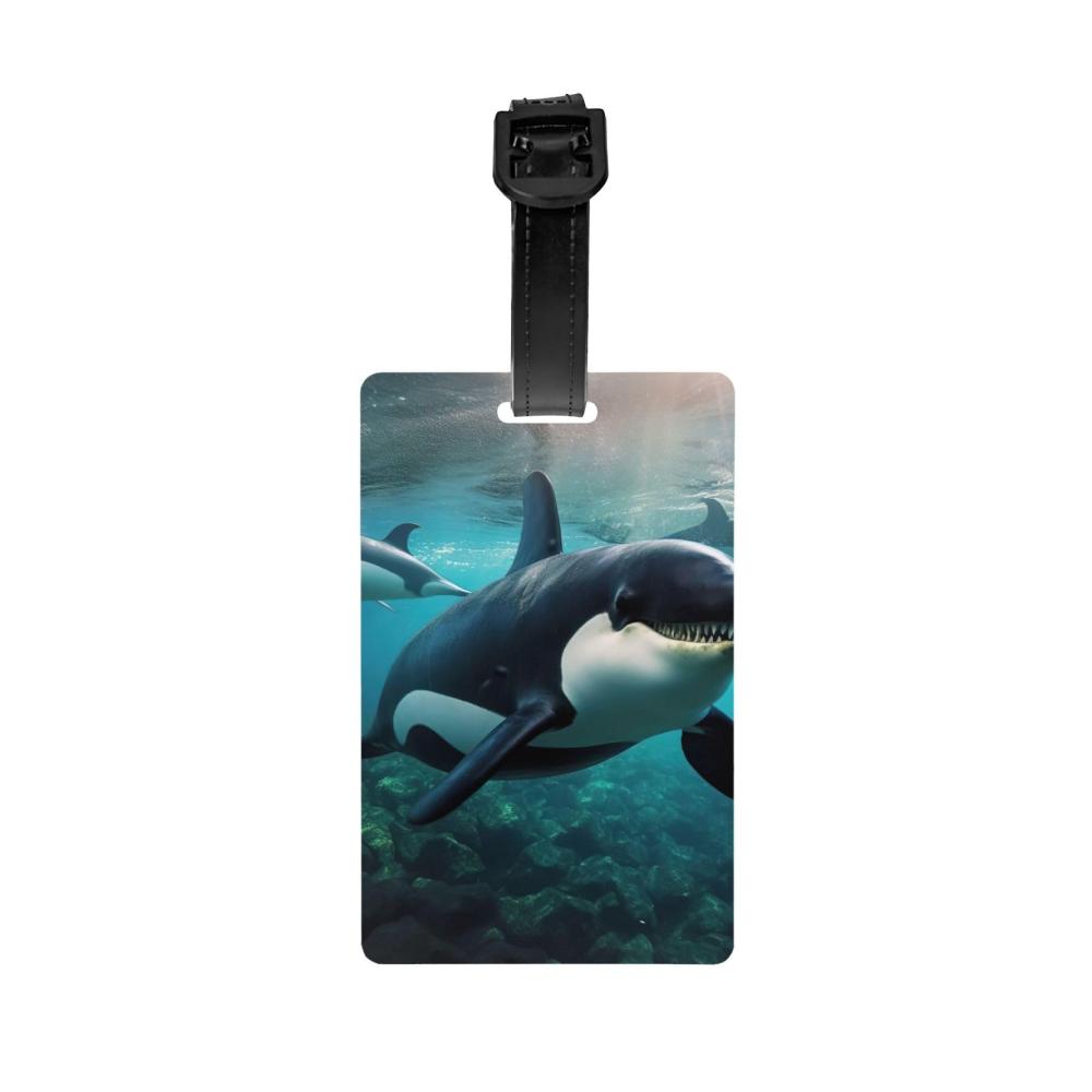 Killerwale schwimmen entlang1