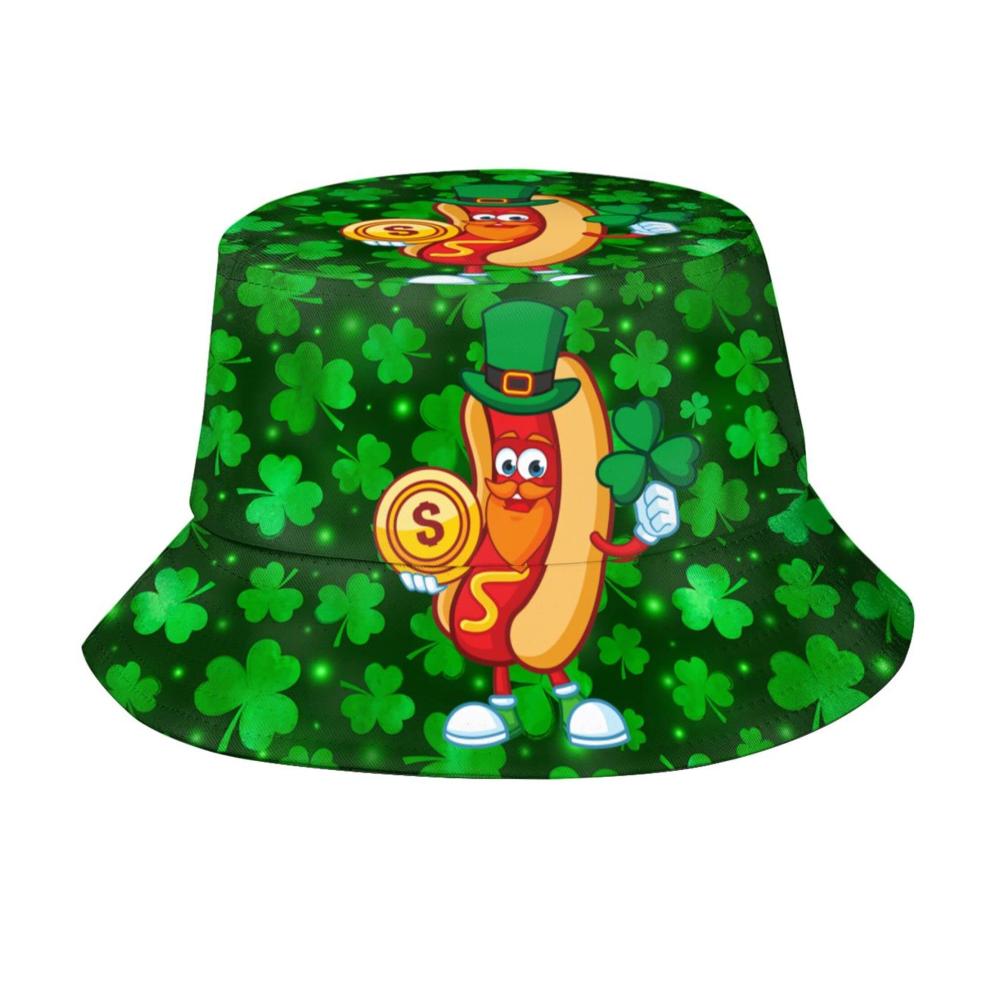 St. Patrick's Day Hotdog mit grünem Hut 4