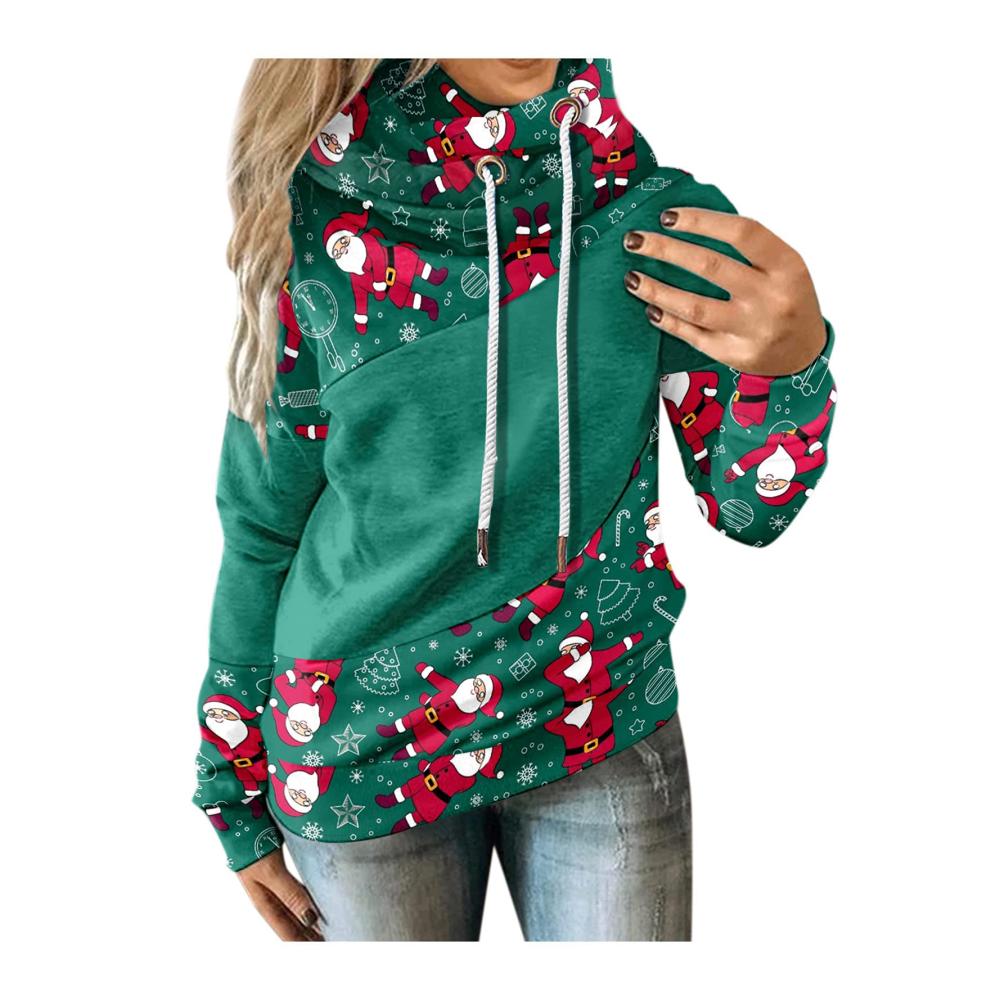 Weihnachtspullover Damen Große Größen Grün