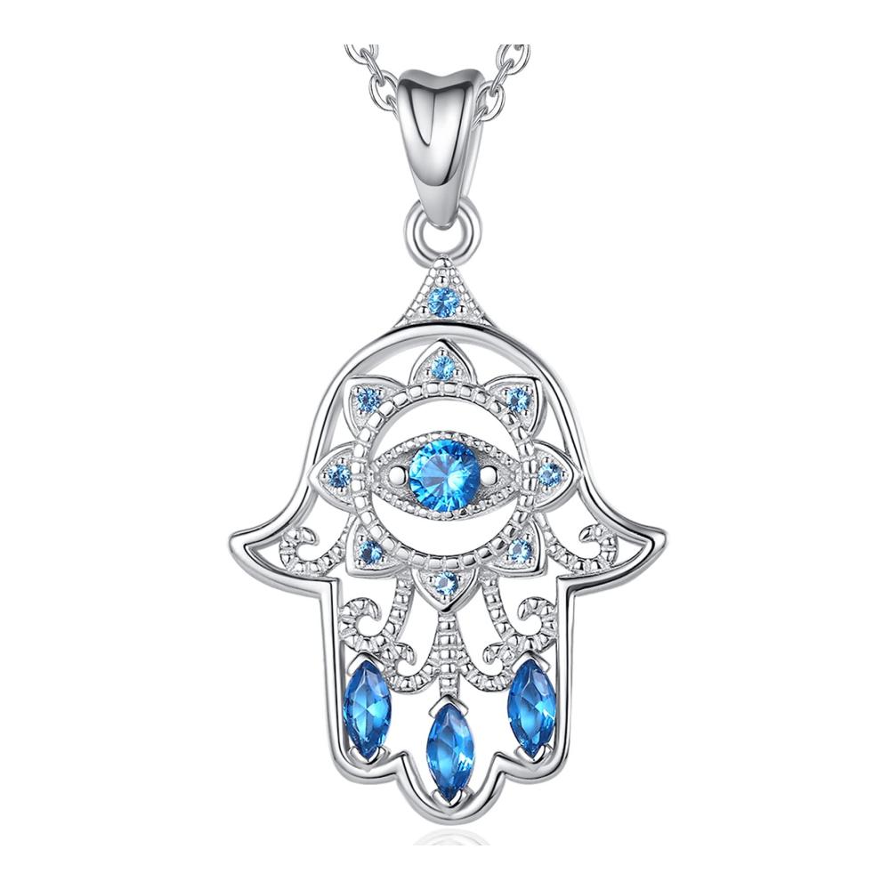 A2-Hamsa Hand Blau