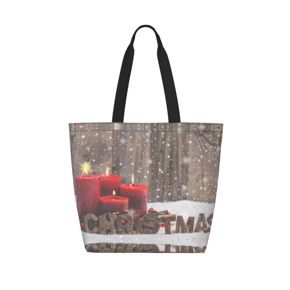Rote Weihnachtskerzen