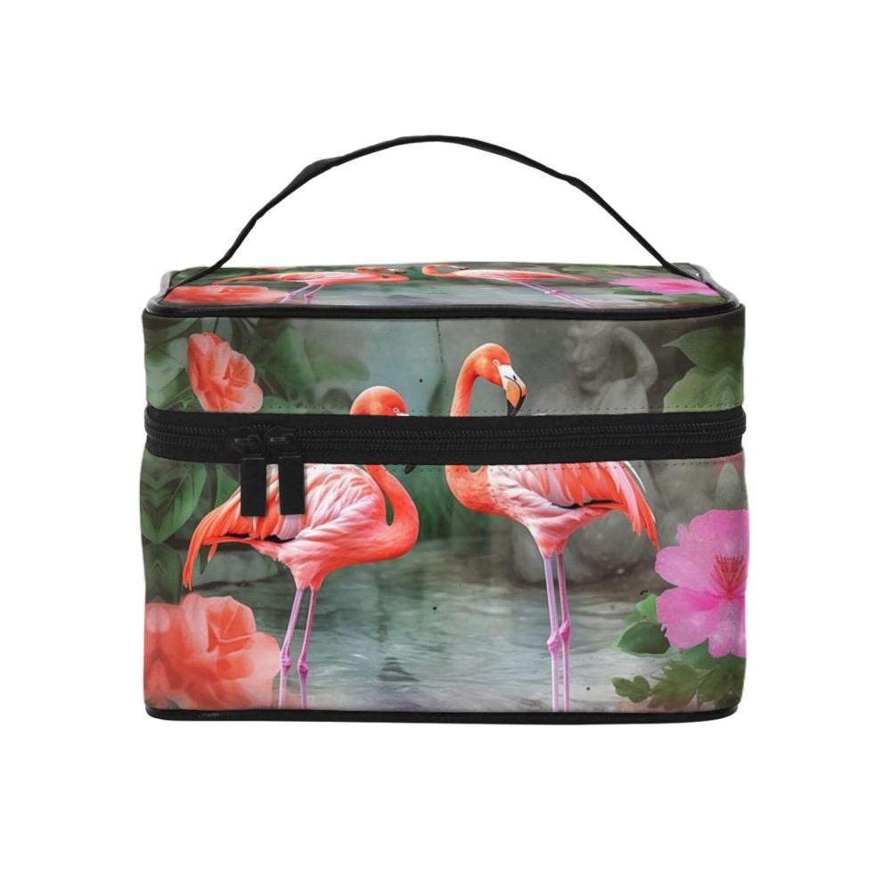Zwei Rote Flamingos