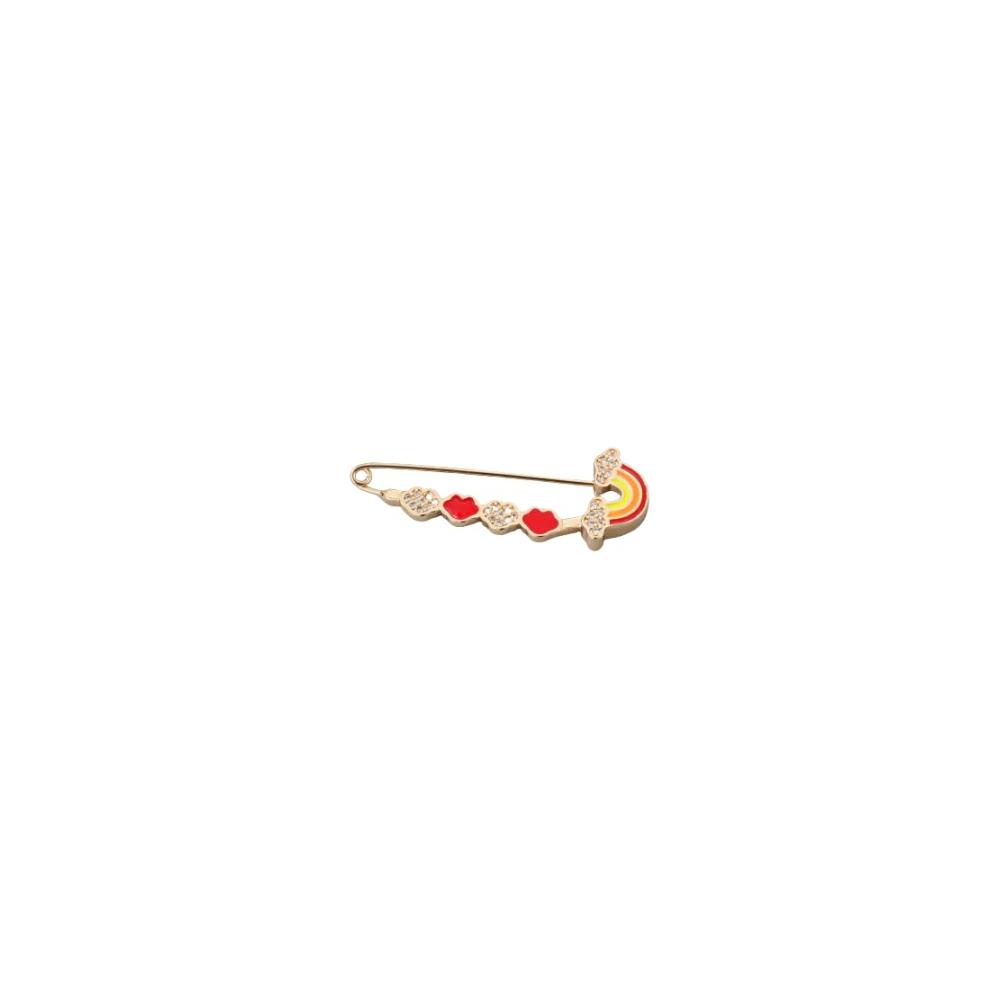 Rainbow brooch