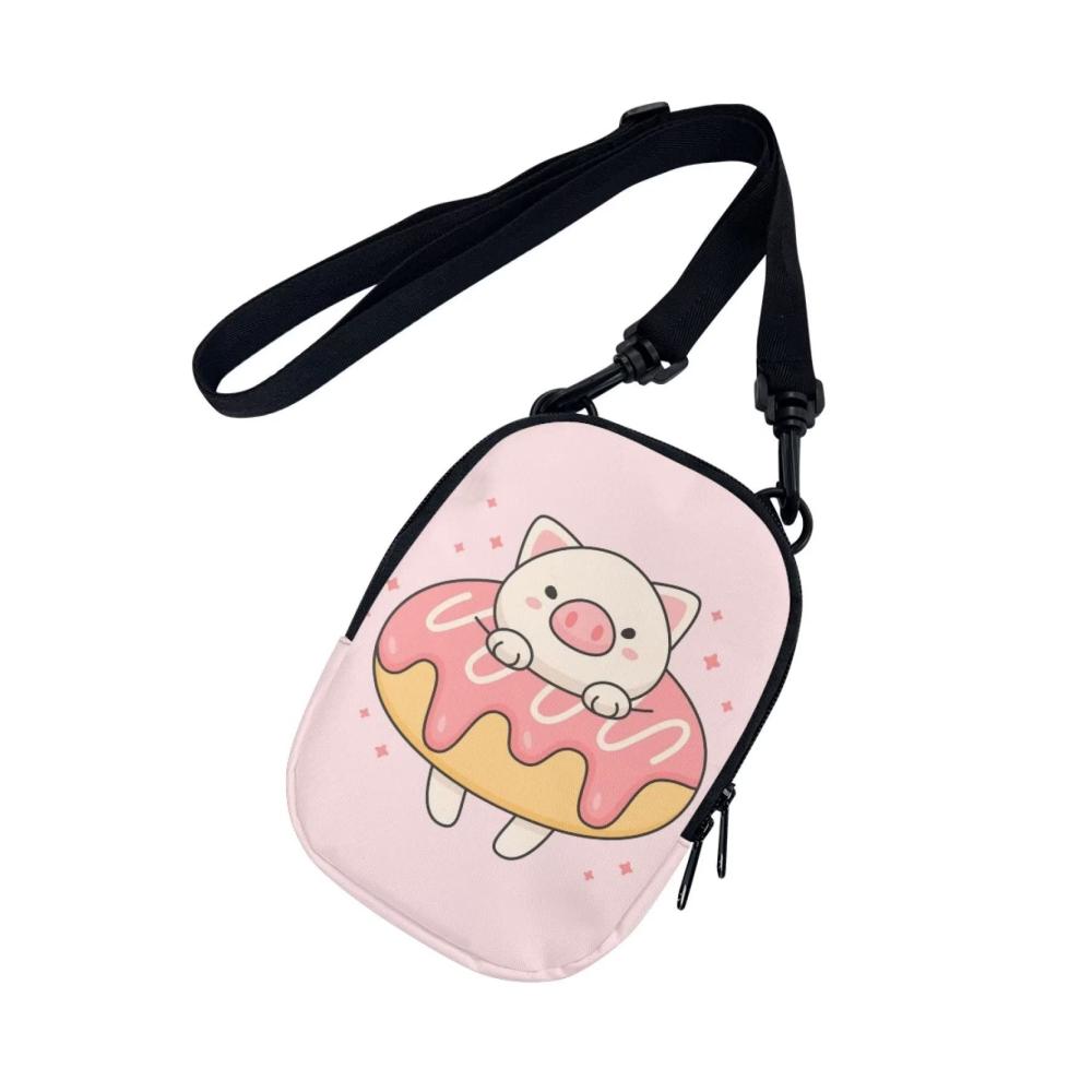 Süßes Schweinchen Rosa Donut